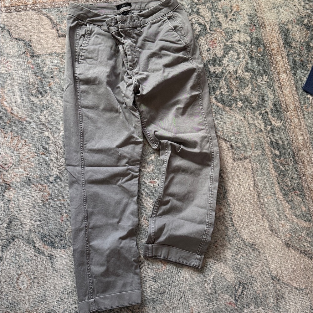 J. Crew Light Gray Trousers